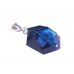 Hexagon Oceanic Andara Crystal Pendant